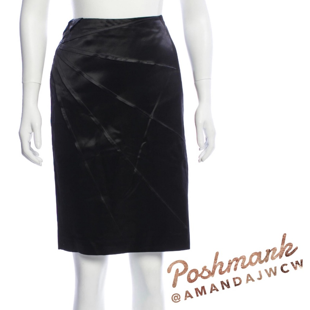 Designer Armani Black Silk Skirt 🖤